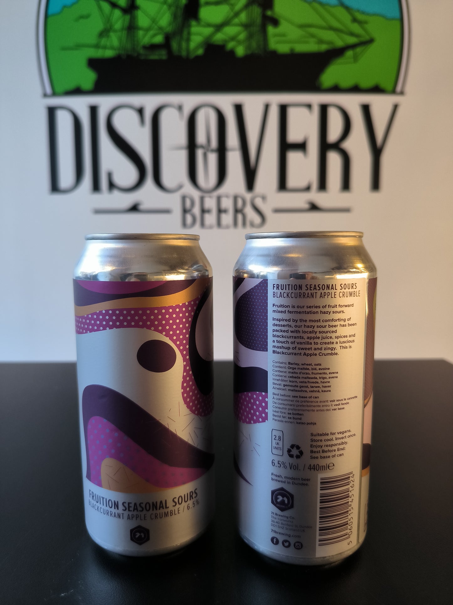 71 Brewing - Fruition - Blackcurrant Apple Crumble